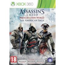 Assassin's Creed American Saga ( III + IV Black Flag) Xbox 360 (használt)