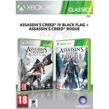 Assassin's creed IV Black Flag & Assassin's Creed Rogue Xbox 360 (használt)