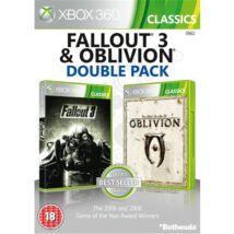 Fallout 3 + Oblivion Xbox 360 (használt)
