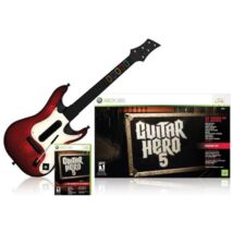 Guitar Hero 5 + Gitár Xbox 360 (használt)