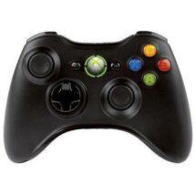Vezeték-nélküli Xbox 360 Fekete Kontroller (használt, tesztelt, 1 hónap garanciával)
