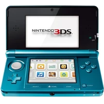 Nintendo 3DS konzol vízkék (használt, leértékelt)