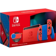 Switch konzol 32GB Mario piros Joy-Con tokkal tokkal & pánt (használt, dobozzal)