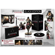 Assassin's Creed II-2 Black Ed. - W- Ezio Figurine, No Code PlayStation 3 (használt)