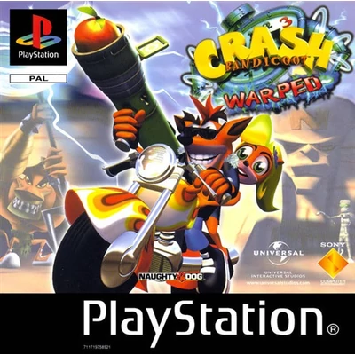 Crash Bandicoot 3: Warped, Mint PlayStation 1 (használt)