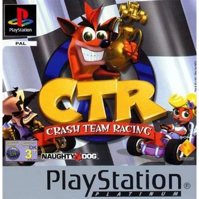 Crash Team Racing, Platinum Ed., Boxed PlayStation 1 (használt)