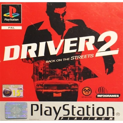 Driver 2: Back on the Streets, Platinum Ed., Boxed PlayStation 1 (használt)