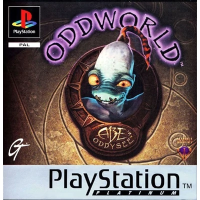 Oddworld: Abe's Oddysee, Platinum Ed., Mint PlayStation 1 (használt)