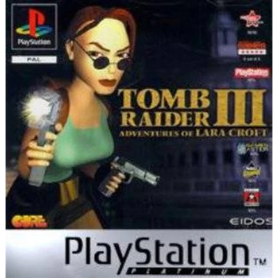 Tomb Raider III: Adventures of Lara Croft, Platinum Ed., Mint PlayStation 1 (használt)