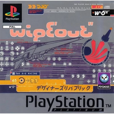 Wipeout, Platinum Ed., Mint PlayStation 1 (használt)