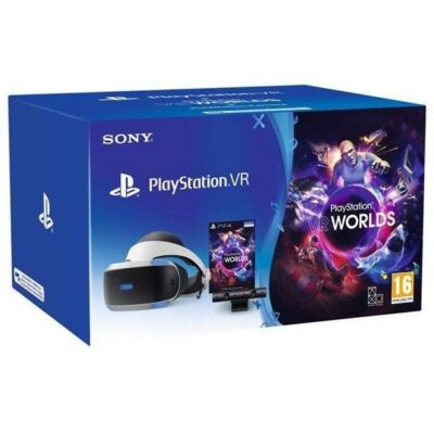 PlayStation PS4 VR V2+ Camera+ VR Worlds (Új, 12 hónap garanciával)