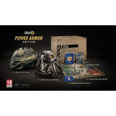 Fallout 76 Power Armor Ed. w/Helmet, Bag, 24 Figures & Map (No DLC) PlayStation 4 (használt)