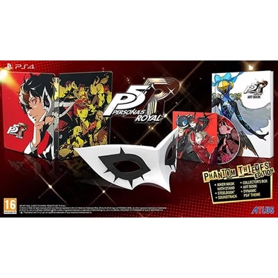 Persona 5 Royal Phantom Thieves Ed. w/Mask & Stand, Artbook & OST (No DLC) PlayStation 4 (használt)