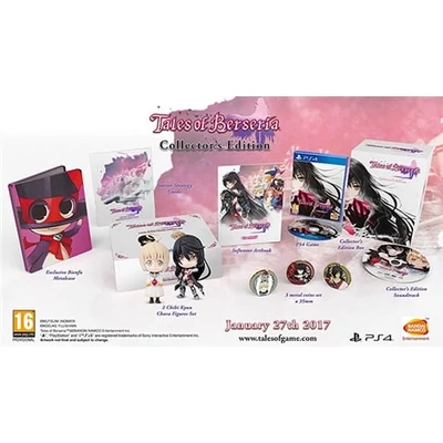 Tales of Berseria Collector's Ed. w/Figures, Coins, Artbook, Guide & OST PlayStation 4 (használt)