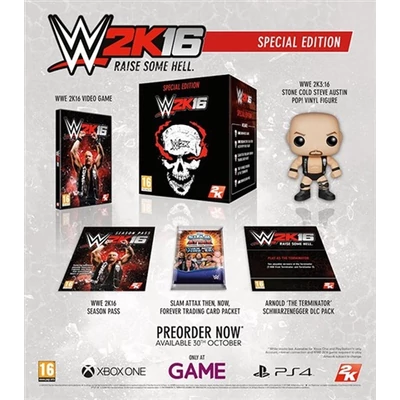 WWE 2K16: Special Ed. w/Pop Figure (No DLC) PlayStation 4 (használt)