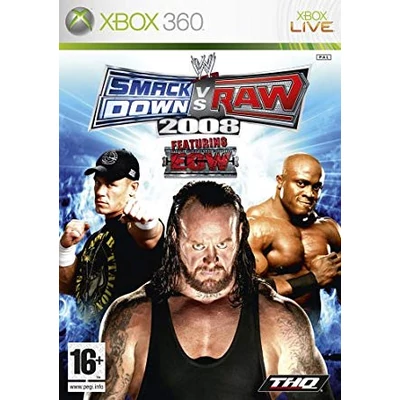 WWE Smack Down vs Raw 2008 Featuring ECW Xbox 360 (használt)