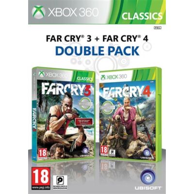 Far Cry 3 + Far Cry 4 (Double Pack) Xbox 360 (használt)
