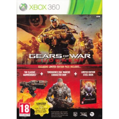 Gears of War Judgement Limited Edition fémdobozos Xbox 360 (használt)