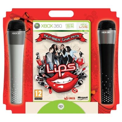 Lips Number One Hits & 2 x Microphones Xbox 360 (használt)