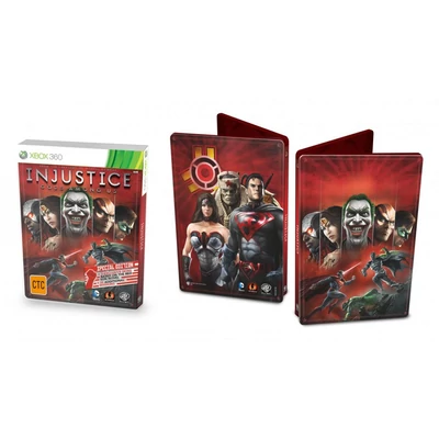 Injustice Gods Among Us fémdobozos Xbox 360 (használt)