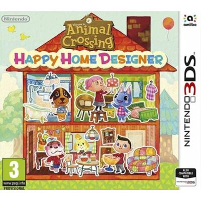 Animal Crossing Happy Home Designer (No Card) Nintendo 3DS (használt)