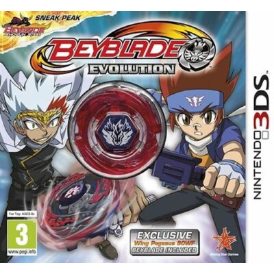 Beyblade Evolution Limited Col. Ed (w/ Wing Pegasus 90WF Beyblade) Nintendo 3DS (használt)