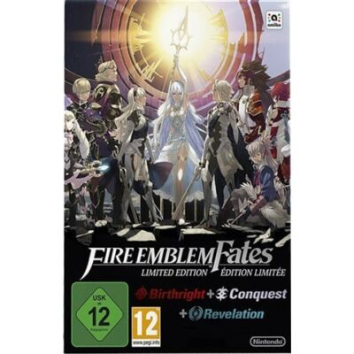 Fire Emblem Fates (Birthright+Conquest+Revelation) W/O Art+Steelbook Nintendo 3DS (használt)