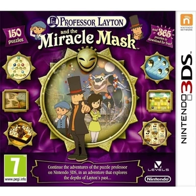 Professor Layton & The Miracle Mask Nintendo 3DS (használt)