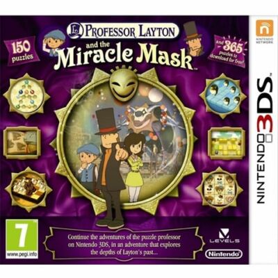 Professor Layton & The Miracle Mask Nintendo 3DS (használt)