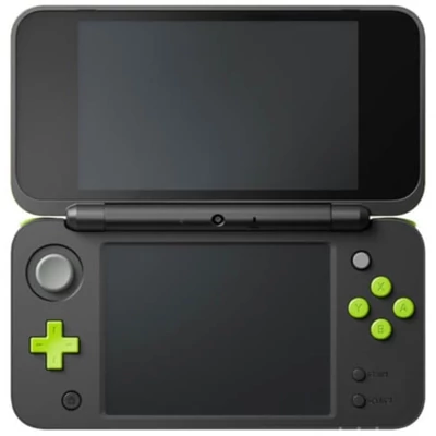 Nintendo 2DS XL konzol fekete & limezöld (használt, dobozzal)