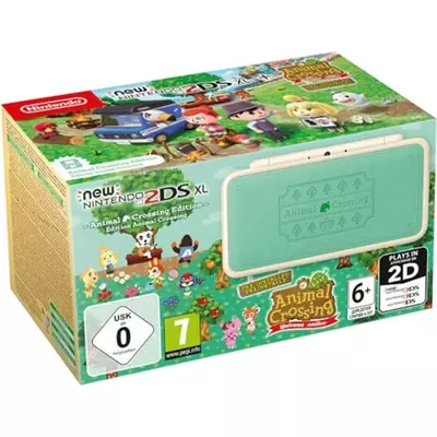 Nintendo 2DS XL konzol  Animal Crossing Edition (használt, dobozzal)
