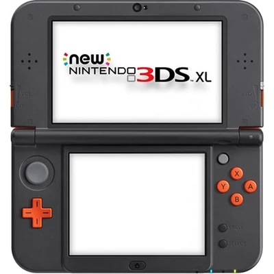 Nintendo 3DS XL konzol narancssárga & fekete (használt, doboz nélkül)