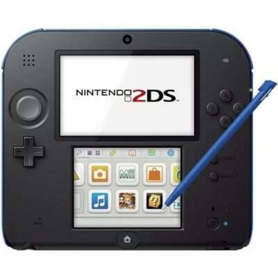 Nintendo 2DS konzol fekete/kék (használt, leértékelt)