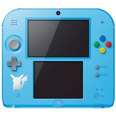 Nintendo 2DS konzol Pokemon Sun/Moon kék (játék nélkül) (használt, leértékelt)