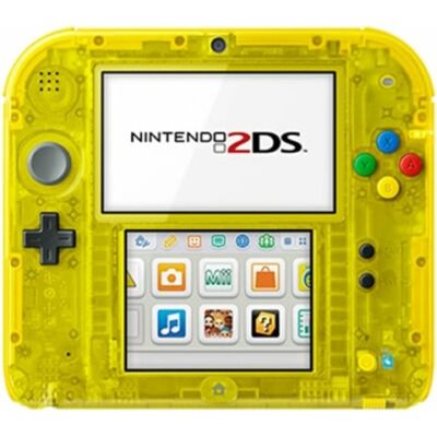 Nintendo 2DS konzol Transparent Yellow, (használt, doboz nélkül)