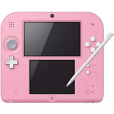 Nintendo 2DS konzol fehér/pink (használt, doboz nélkül)