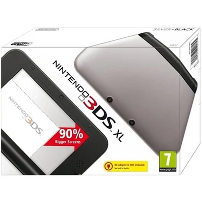 Nintendo 3DS XL konzol ezüst (használt, dobozzal)