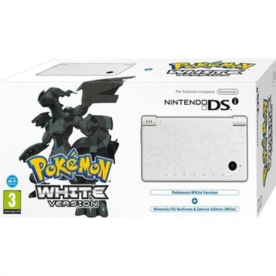 DSi konzol Pokemon Reshiram & Zekrom Edition fehér (Játék nélkül) (használt, dobozzal)