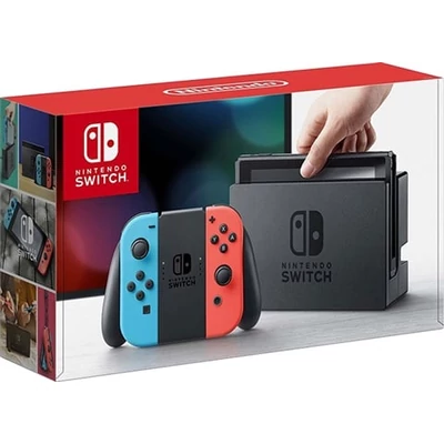 Nintendo Switch konzol 32GB + Neon piros/kék Joy-Con (használt, dobozzal)