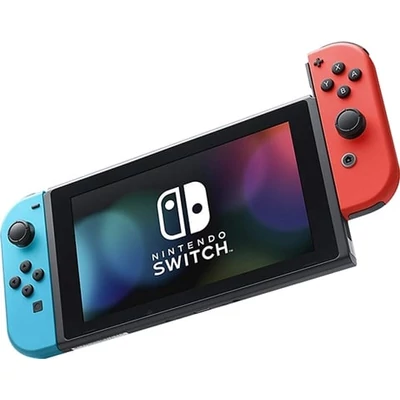 Switch konzol 32GB HAC-001-01 + Neon piros/kék Joy-Con (használt, doboz nélkül)