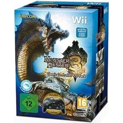 Monster Hunter Tri + Classic Controller Pro Wii (használt) 