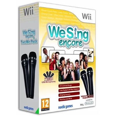 We Sing Encore Plus 2 Mics Wii (használt) 