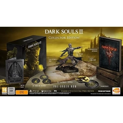 Dark Souls III: Collector's Ed. w/Figurine, Artbook, Patches, Map & OST Xbox One (használt)