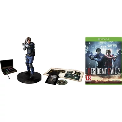 Resident Evil 2 Col. Ed. w/Statue, Keys, Pin, Artbook, OST&Poster(No DLC) Xbox One (használt)