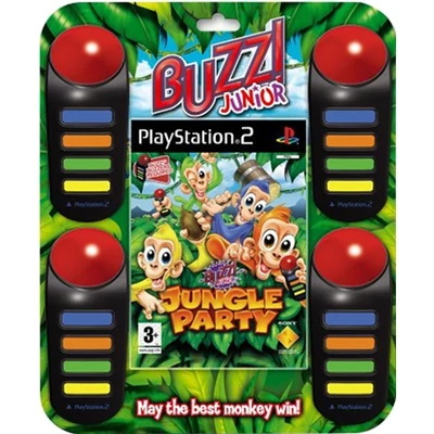 Buzz Junior Jungle Party with Buzzers PlayStation 2 (használt)