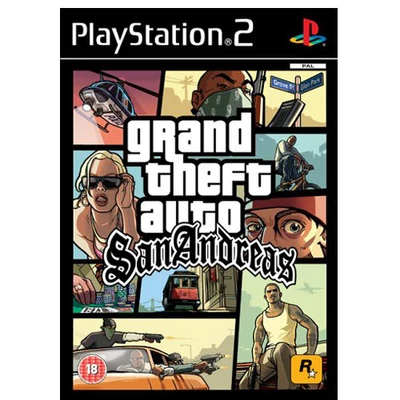 Grand Theft Auto San Andreas PlayStation 2 (használt)