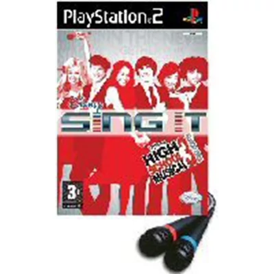 High School Musical 3, Sing It! + 2 Mics PlayStation 2 (használt)