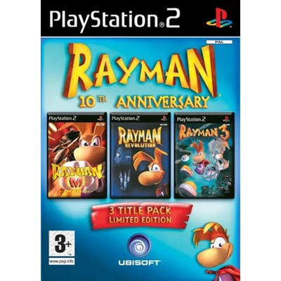 Rayman 10th Anniversary 3 Title Pack PlayStation 2 (használt)