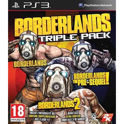 Borderlands Triple Pack (18) 2Disc PlayStation 3 (használt)