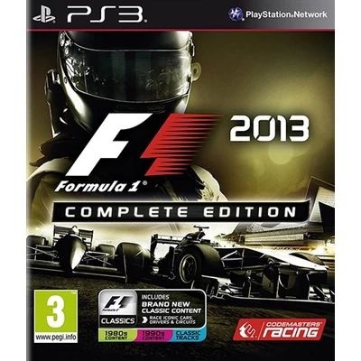 F1 2013 Complete Edition PlayStation 3 (használt)